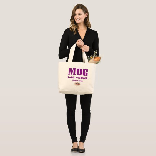 MOG "Mother of Groom" Las Vegas Classic Tote Bag Jumbo Stoffbeutel (Vorderseite (Model))