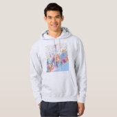 Mogadishu Somalia City Map Hoodie (Vorne ganz)