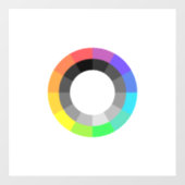 MOGAI-Pride-Fensterklammer Fensteraufkleber (Blatt)