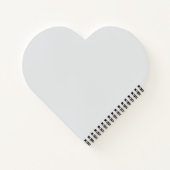 MOGAI Spiral Heart Shaped Notebook Notizblock (Rückseite)