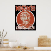 Mogambo Khush Hua Bollywood Sarcastic Funny Desi H Poster (Küche)