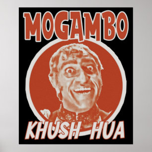 Mogambo Khush Hua Bollywood Sarcastic Funny Desi H Poster