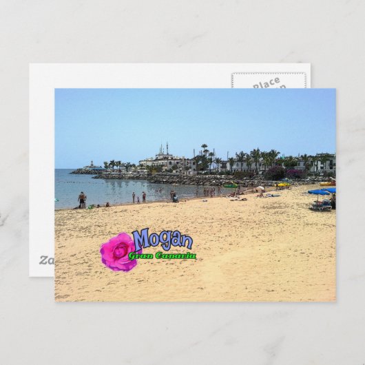 Mogan Gran Canaria Postkarte (Vorne/Hinten)