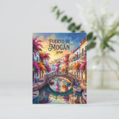 Mogán (Klein-Venedig) Spanien Postkarte (Stehend Vorderseite)