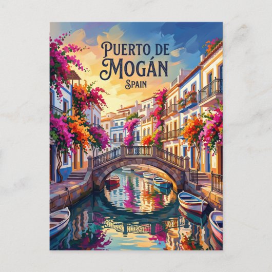 Mogán (Klein-Venedig) Spanien Postkarte (Vorderseite)