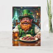 Möge das Glück der Iren bei dir sein! St Pattys Karte (Vorderseite)