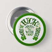 Möge das Glück der Iren immer mit dir sein Button (Vorne & Hinten)