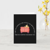 Möge das Müller-Feuer in dir einen hellen Spaß bre Karte (Gelbe Blume)