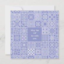 Möge das "Vierte" mit einem Sampler Quilangebot se