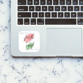 Möge dein Glaube | Christlicher Aufkleber | Religi