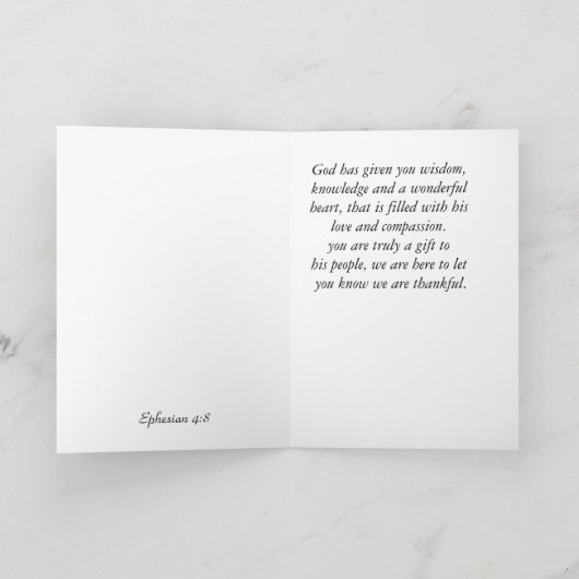 Möge dein Jubiläum gesegnet werden Karte (Innenseite)