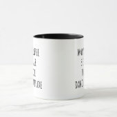 Möge dein Kaffee stärker sein, lustiger Tänzer Kaf Tasse (Zentrum)