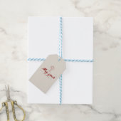Möge dein Kelch überfließen. | Anpassbares Fotoges Geschenkanhänger (Mit Garn)