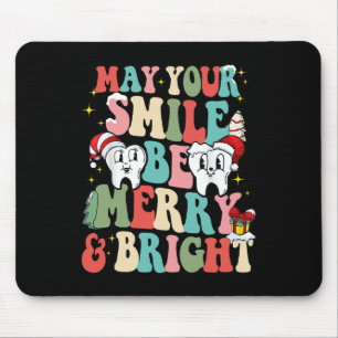 Möge dein Lächeln ein fröhlicher und heller Zahnar Mousepad