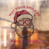 Möge dein Lächeln fröhlich und hell sein Fensteraufkleber (Blatt 2)