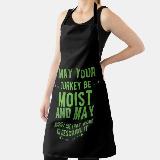 Möge dein Truthahn feuchter Erntedank-Truthahn sei Schürze (InSitu)