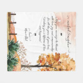 Möge deine Ehe gesegnete, benutzerdefinierte Hochz Fleecedecke (Vorderseite (Horizontal))