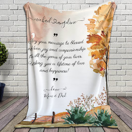 Möge deine Ehe gesegnete, benutzerdefinierte Hochz Fleecedecke