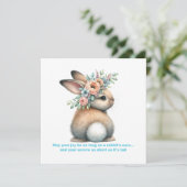 Möge deine Freude so lange sein wie ein Kaninchen (Stehend Vorderseite)