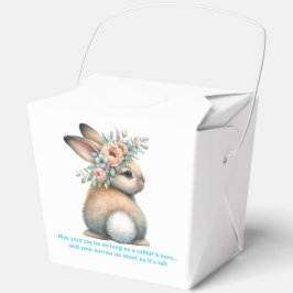 Möge deine Freude so lange sein wie ein Kaninchen  Geschenkschachtel