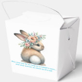 Möge deine Freude so lange sein wie ein Kaninchen  Geschenkschachtel (Rückseite)