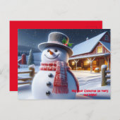 Möge deine Weihnachten fröhlich und hell sein! (Vorne/Hinten)