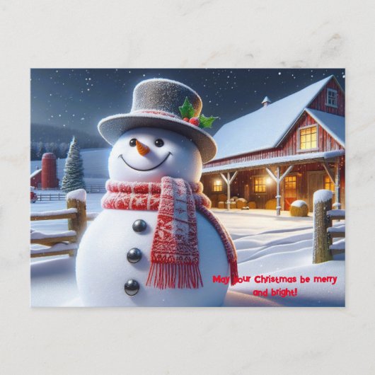 Möge deine Weihnachten fröhlich und hell sein! (Vorderseite)