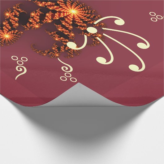 Möge deine Weihnachten fröhlich und hell sein Geschenkpapier (Ecke)