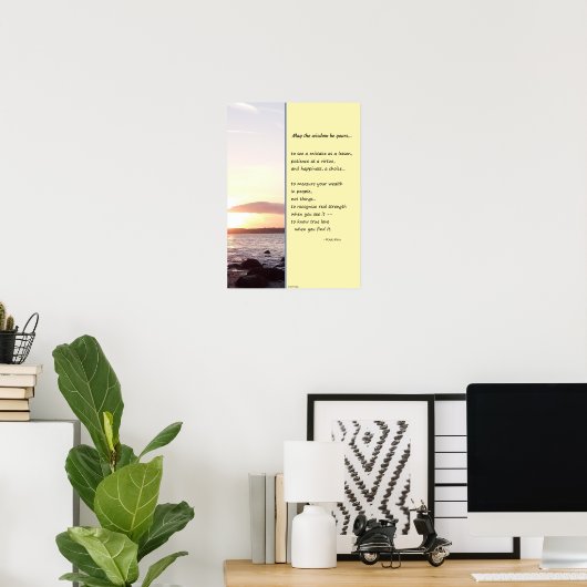 Möge deine Weisheit sein... Poster (Heimbüro)