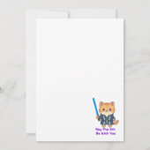 Möge der 4. mit dir sein einladung (Rückseite)