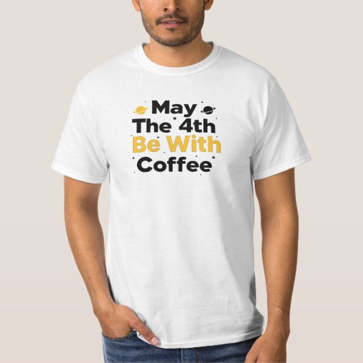 Möge der 4. mit dir sein-Shirt | Star Wars Day Tee (Vorderseite)