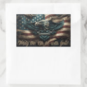 Möge der 4. sein mit dir Eagle Rechteckiger Aufkleber (Tasche)