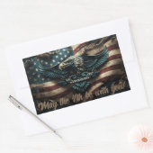 Möge der 4. sein mit dir Eagle Rechteckiger Aufkleber (Umschlag)