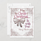 Möge der Christus Weihnachten bei dir sein, künstl (Vorne/Hinten)