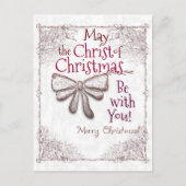 Möge der Christus Weihnachten bei dir sein, künstl (Vorderseite)