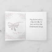 Möge der Christus Weihnachten bei dir sein, künstl (Innenseite)