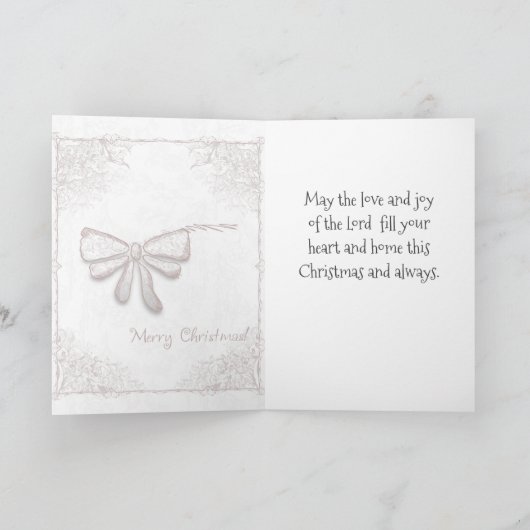 Möge der Christus Weihnachten bei dir sein, künstl (Innenseite)