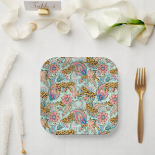 Möge der Dschungel bei dir sein Pappteller