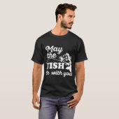 Möge der Fisch mit dir sein T-Shirt (Vorne ganz)