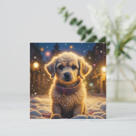 Möge der Geist von Weihnachten mit You Puppy Dog s (Stehend Vorderseite)