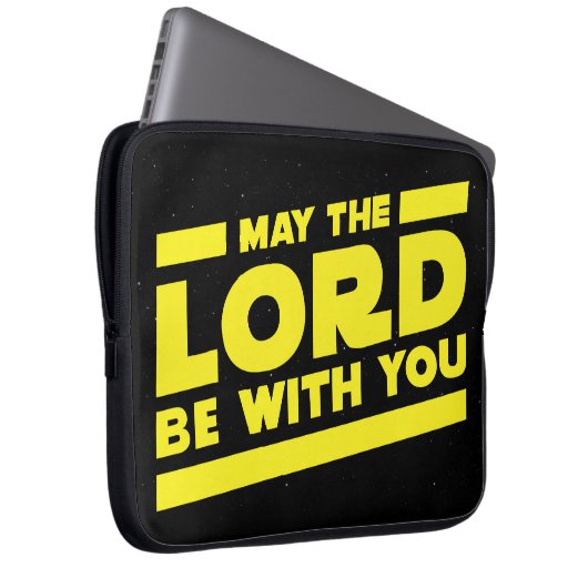 Möge der Herr bei dir sein Laptopschutzhülle (Vorne Rechts)