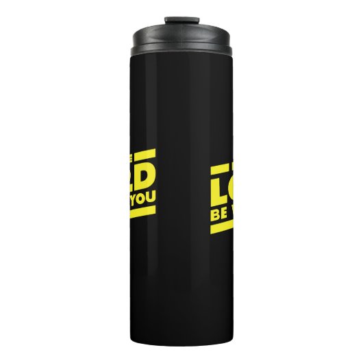 Möge der Herr bei dir sein Thermosbecher (Vorderseite)