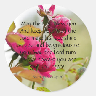 Möge der Herr dir den Sticker segnen