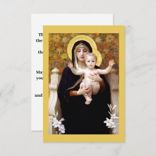 Möge der Herr dir die Gebetskarte segnen Dankeskarte (Vorne/Hinten)