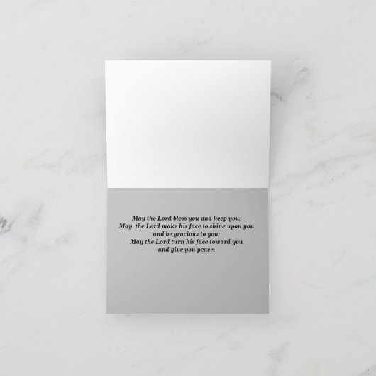 Möge der Herr dir segnen Karte (Innenseite)