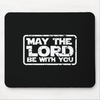 Möge der Herr mit christlichem Christentum lustig Mousepad