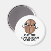 Möge der Kaffee mit dir Pub trinken Magnet (Vorderseite/Rückseite)