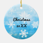 Möge der Kurs bei Ihnen sein, Disk Golf Keramik Ornament (Hinten)