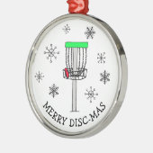 Möge der Kurs bei Ihnen sein, Disk Golf Ornament Aus Metall (Links)