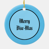 Möge der Kurs bei Ihnen sein, Merry Disk-Mas Keram Keramik Ornament (Hinten)